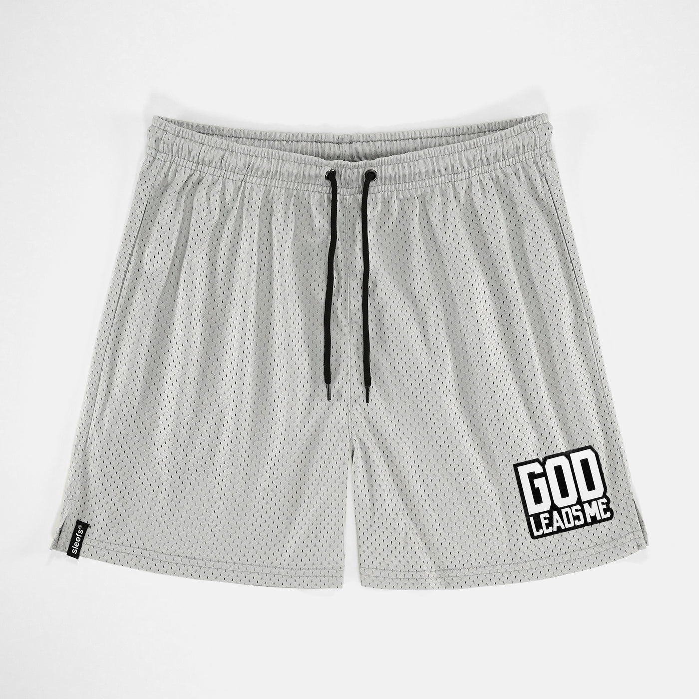 God Leads Me Patch Shorts - 7"