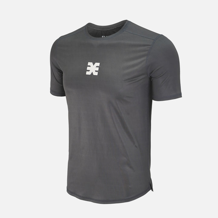 Gray BodyContour Crew T-Shirt