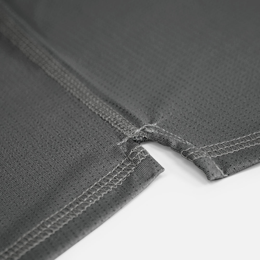 Gray BodyContour Crew T-Shirt