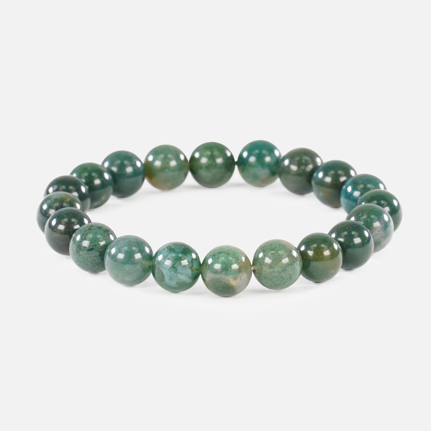 Green Marble Beaded Bracelet