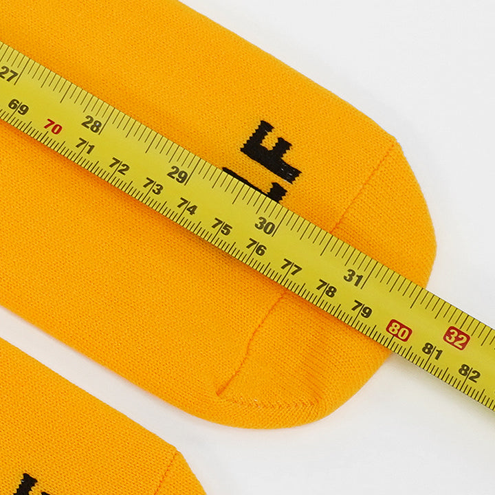 Hue Yellow Gold Long Scrunchie Socks