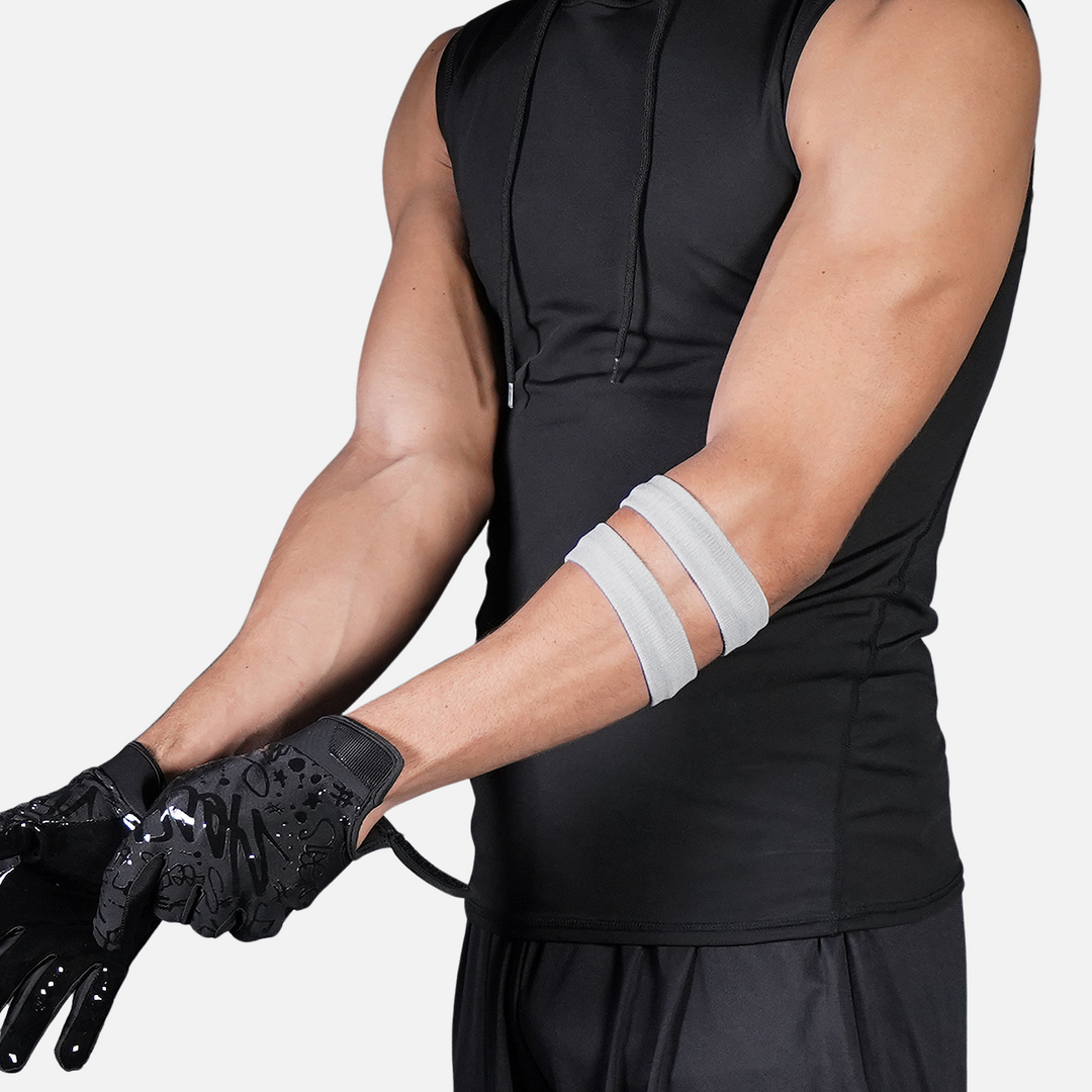 Hue Light Gray Drip Bicep Bands