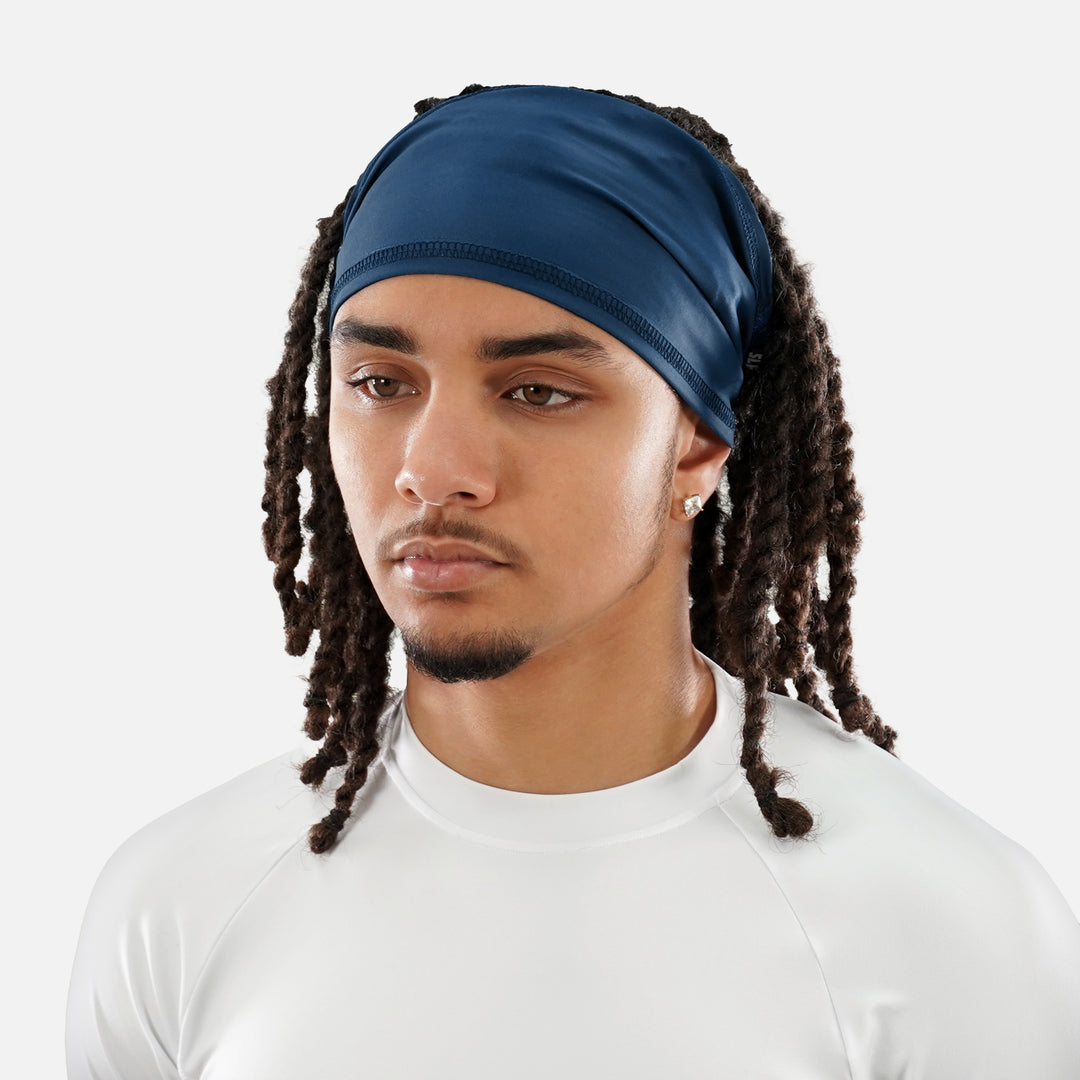 Hue Navy Skull Wrap