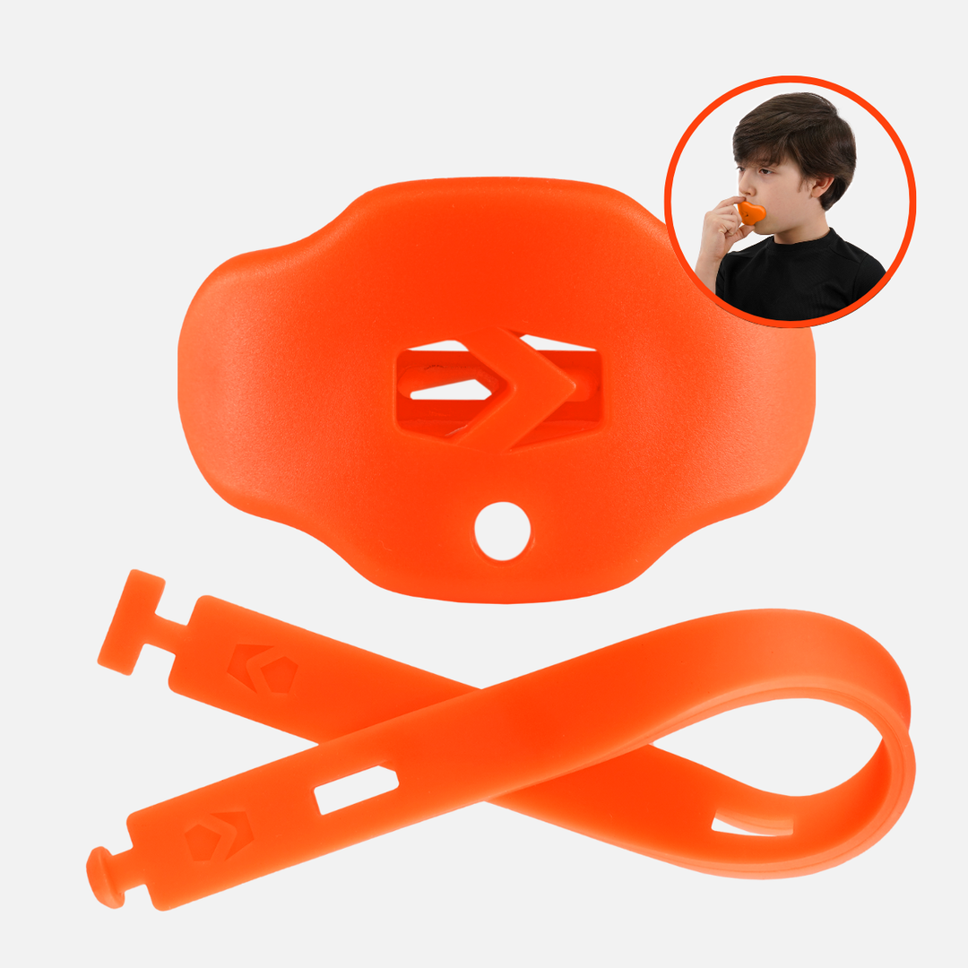 Hue Orange Kids Soft Football Mouthguard