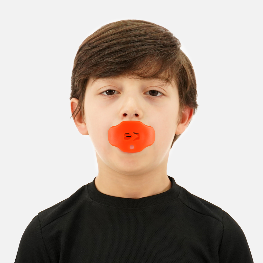 Hue Orange Kids Soft Football Mouthguard