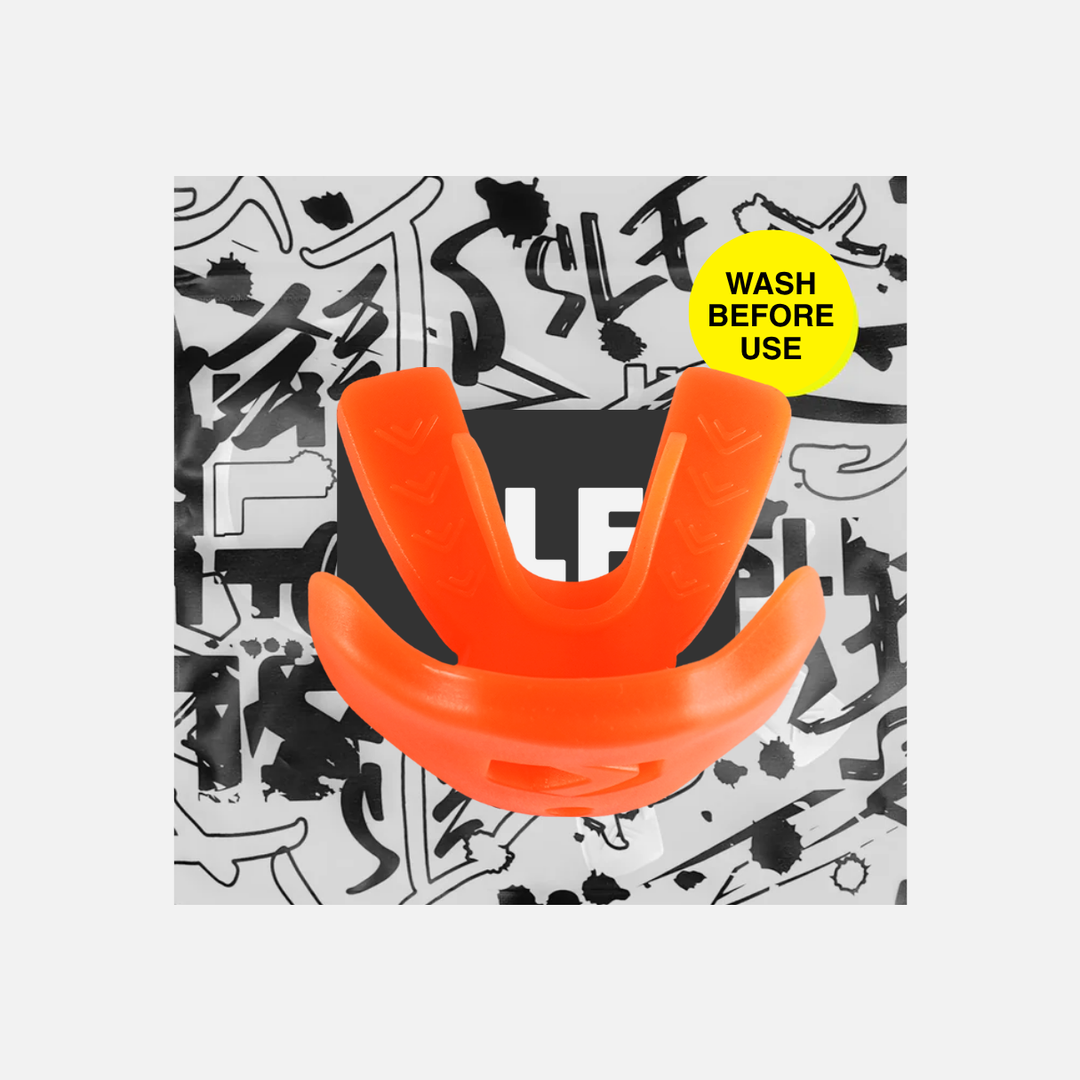 Hue Orange Kids Soft Football Mouthguard