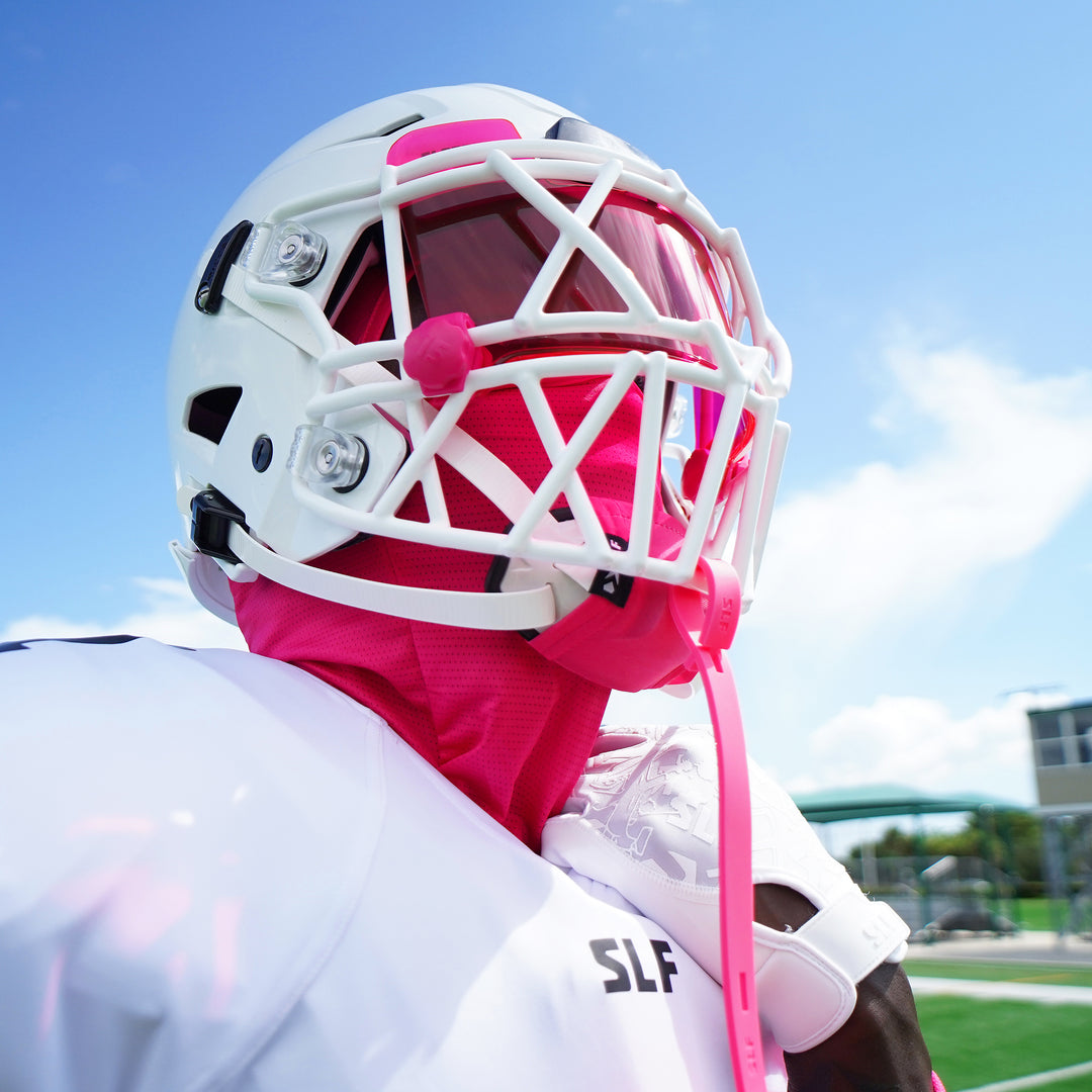 Hue Pink Clear Helmet Eye-Shield Visor