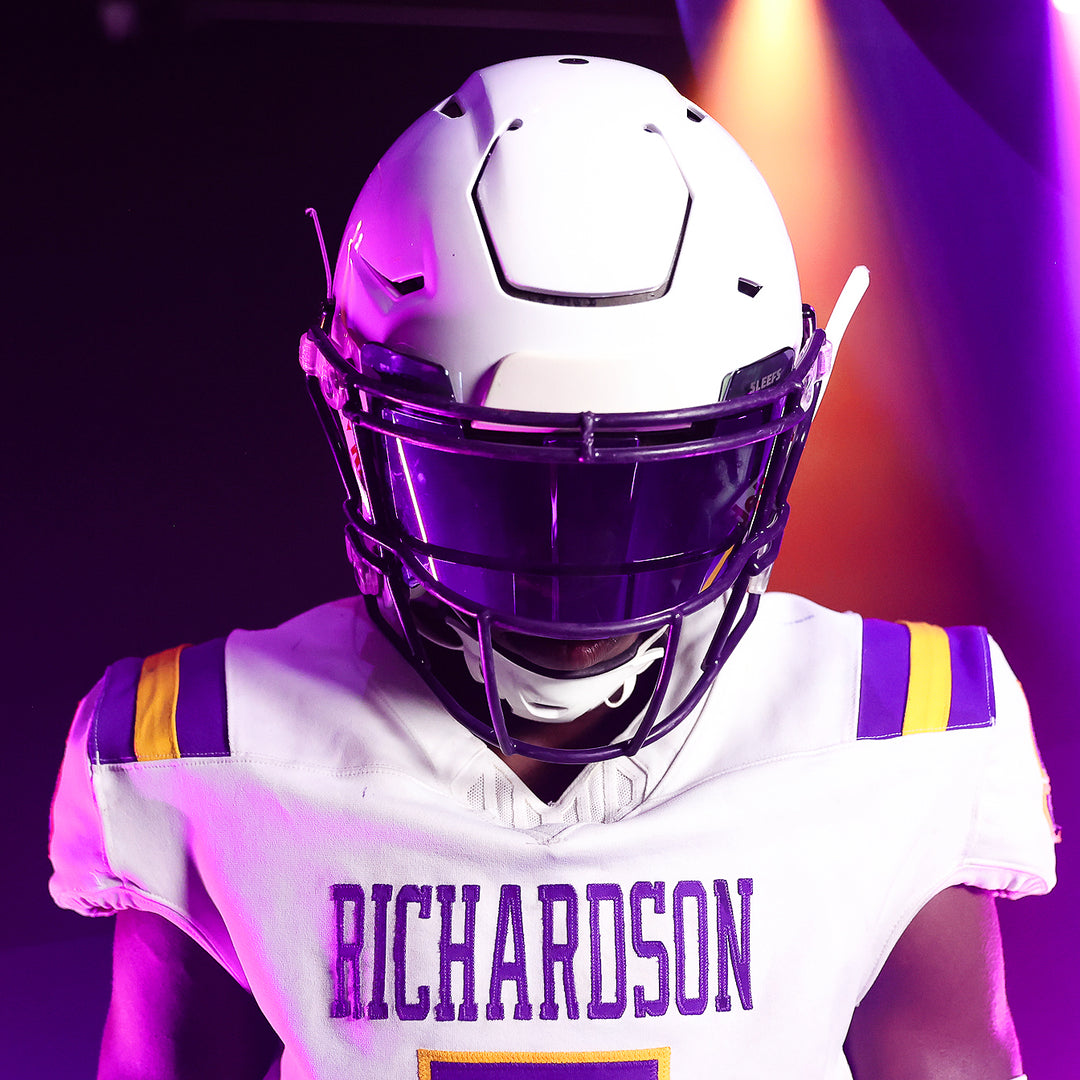 Hue Purple Helmet Eye-Shield Visor