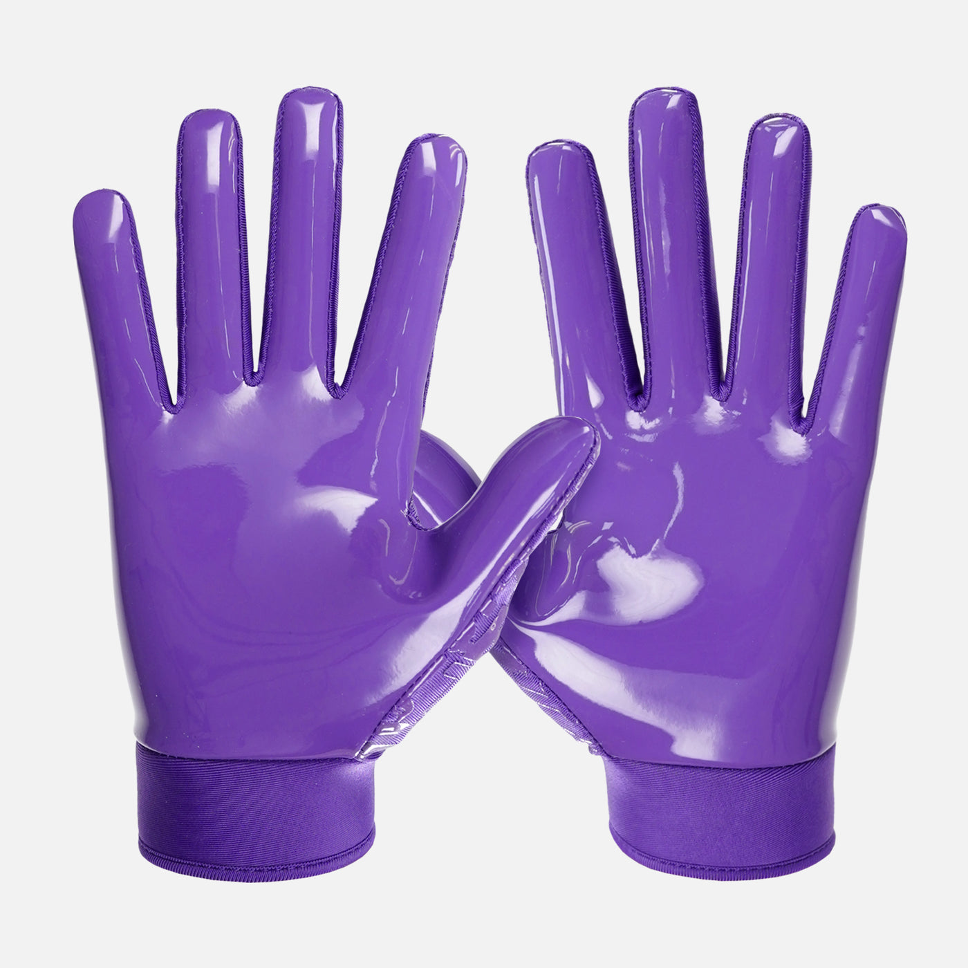 Hue Purple Sticky Football Receiver Gloves