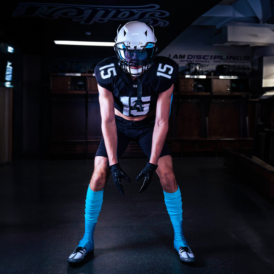 Hue Sky Blue Spats / Cleat Covers