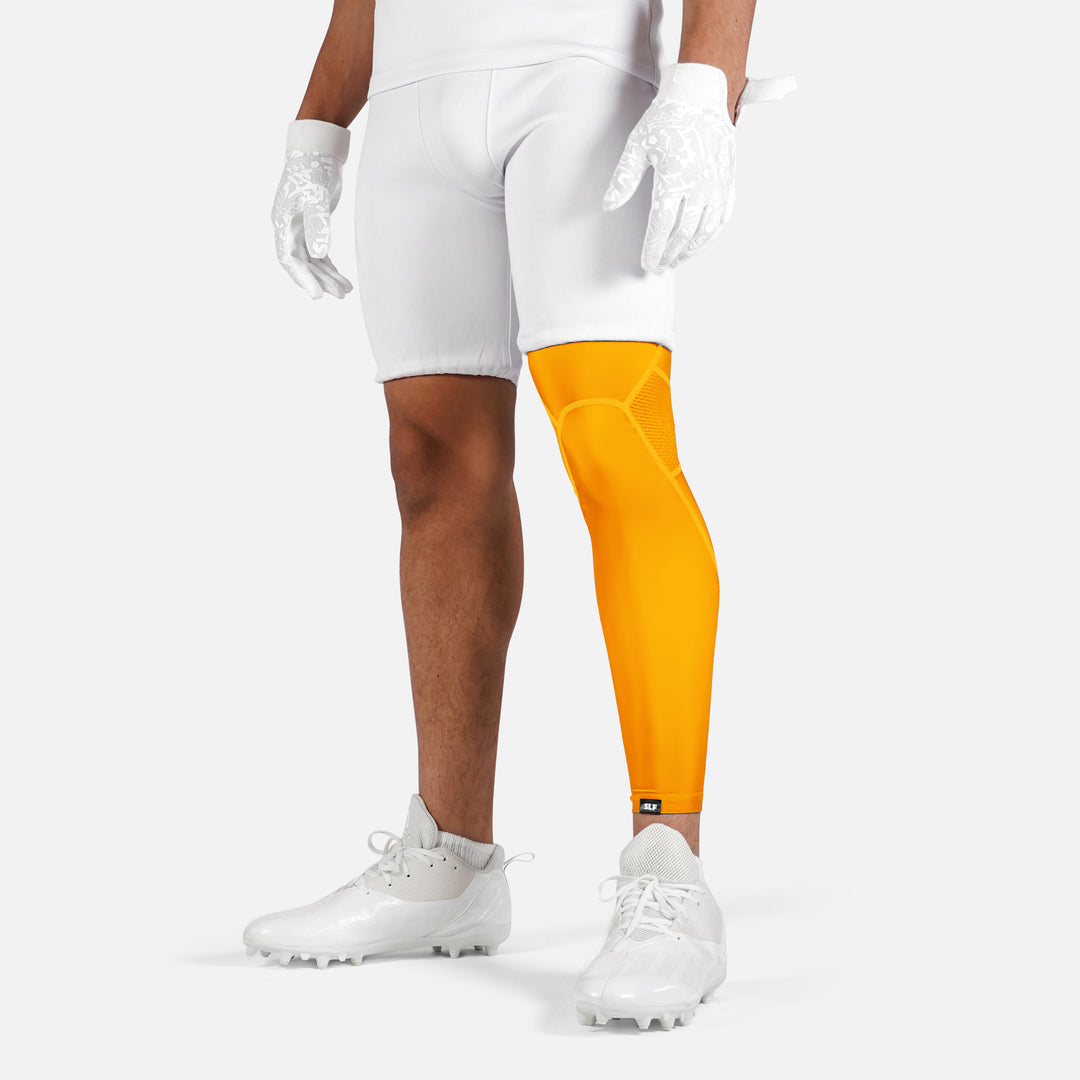 Hue Yellow Gold Football Pro Leg Sleeve