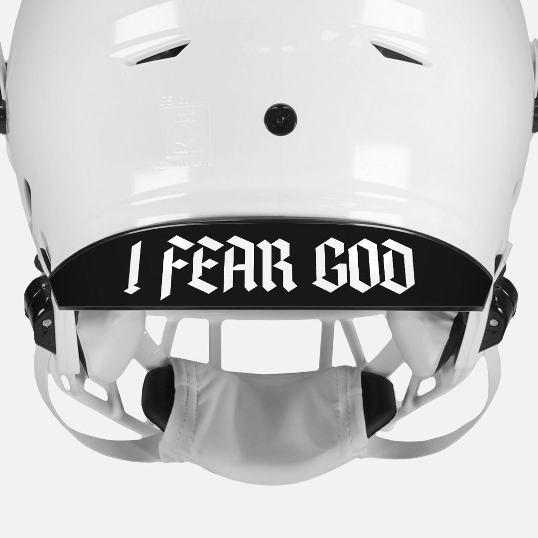 I Fear God Riddell Speedflex Front and Back Bumper Sticker Kit