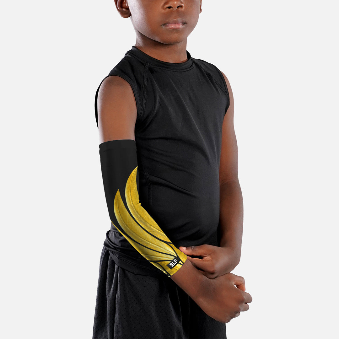 Icarus Black Gold Kids Arm Sleeve
