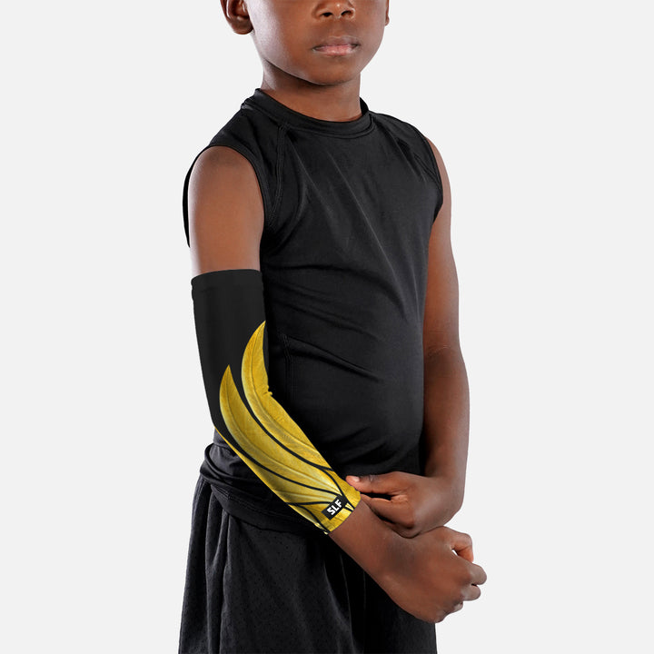 Icarus Black Gold Kids Arm Sleeve