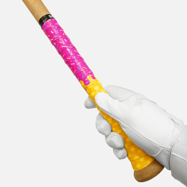 Ice Cream Cone Magenta Bat Grip
