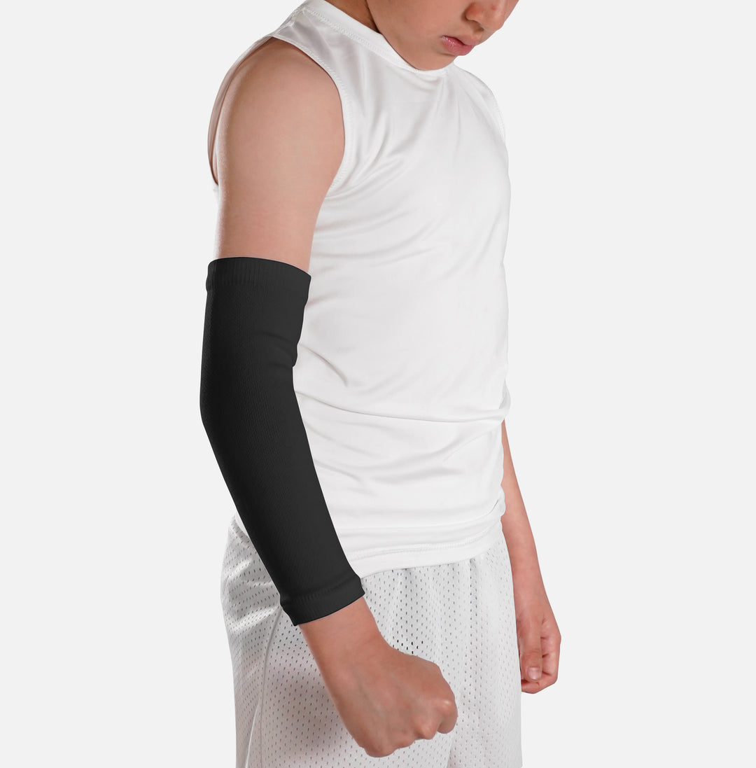Black Kids Knitted Arm Sleeve