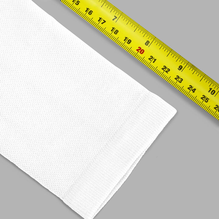 White Kids Knitted Arm Sleeve