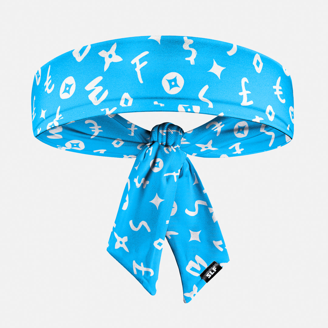 Sleefs Lavish Sky Blue Kids Ninja Headband
