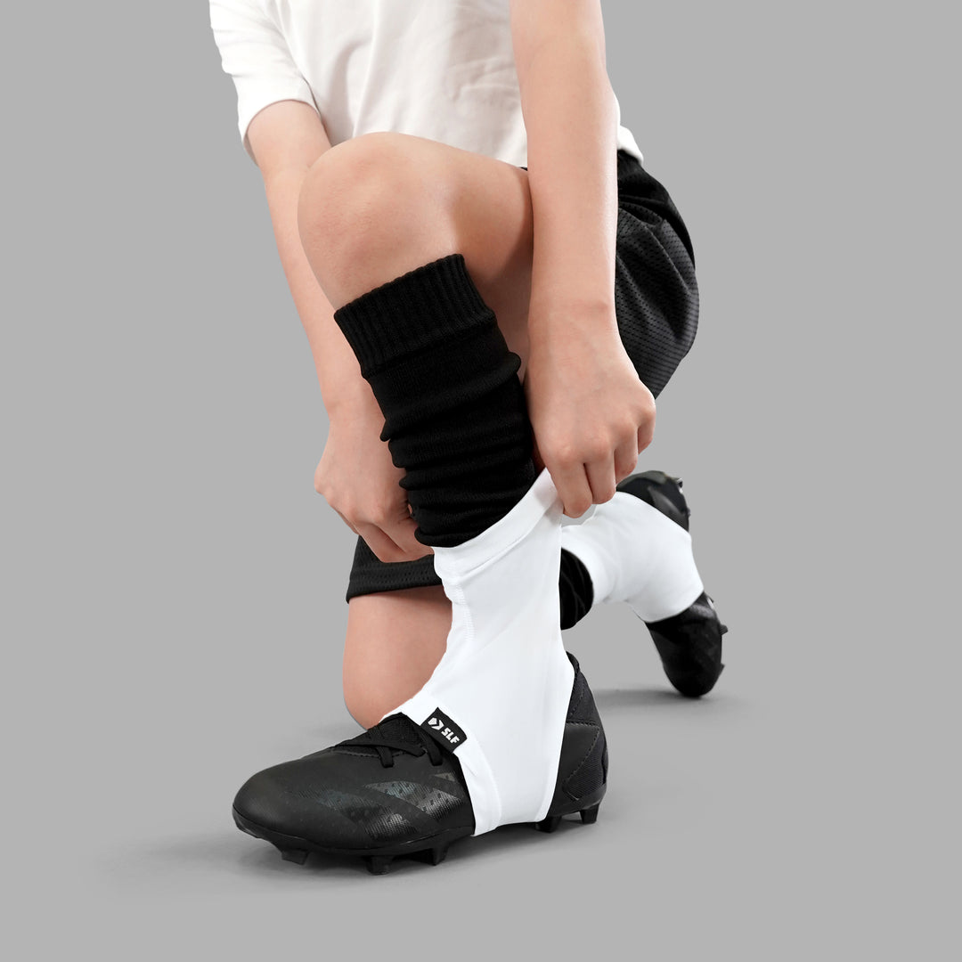 White Kids Spats / Cleat Covers