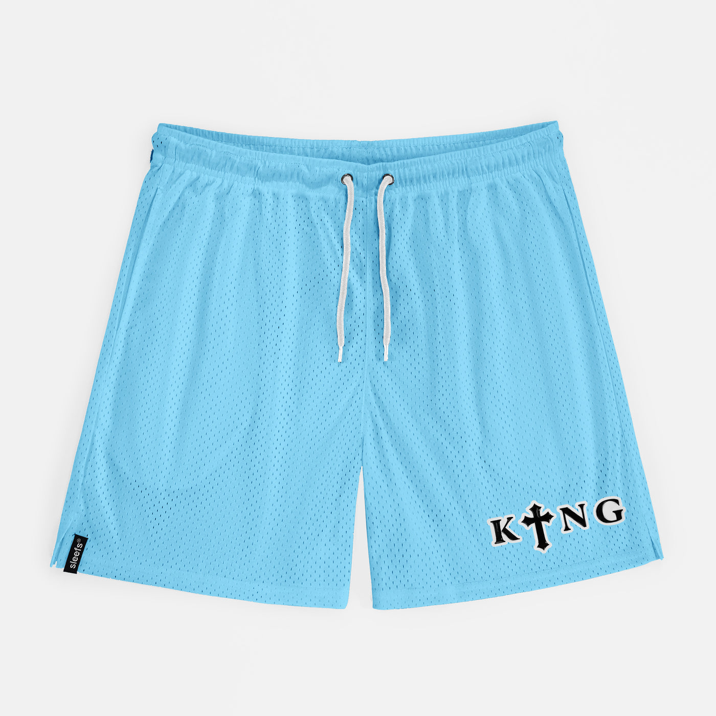 King Gothic Cross Patch Shorts - 7"