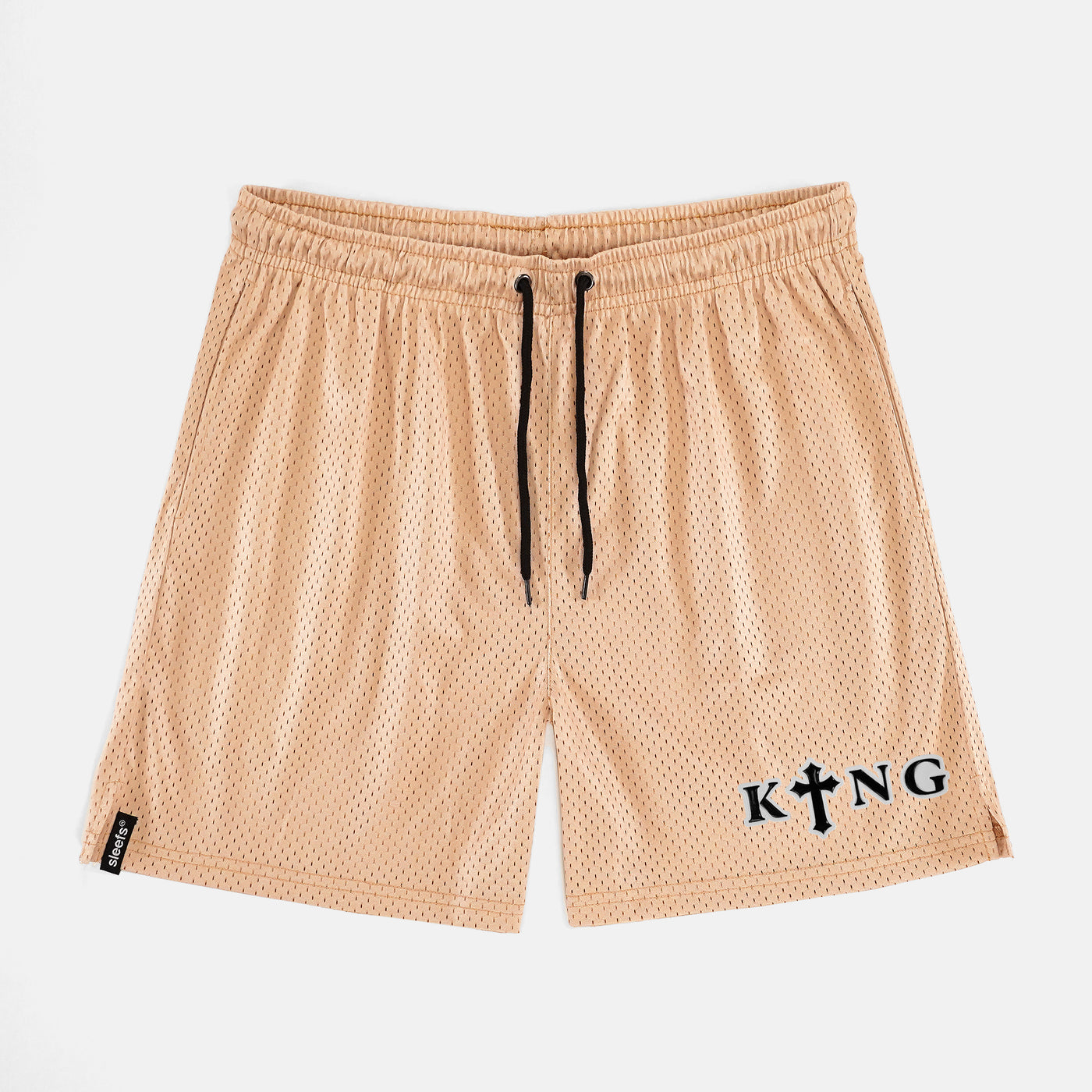 King Gothic Cross Patch Shorts - 7"