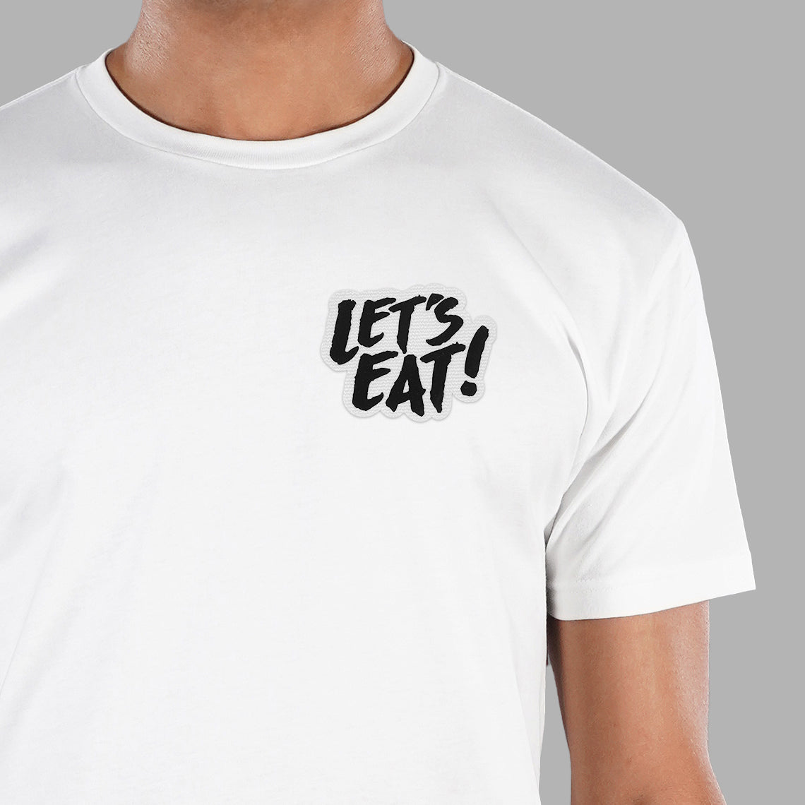 Let's Eat Patch Tri-Blend T-Shirt