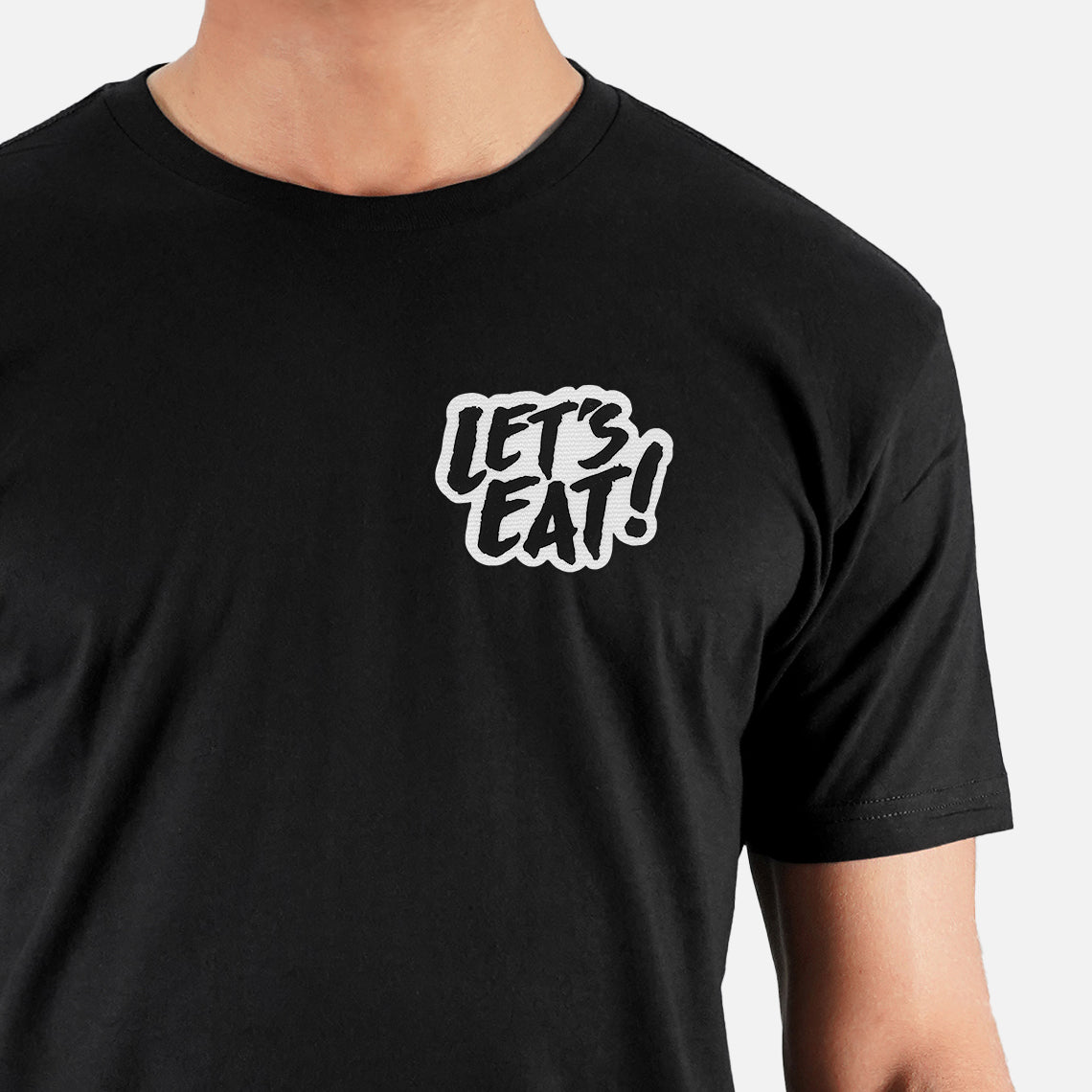 Let's Eat Patch Tri-Blend T-Shirt