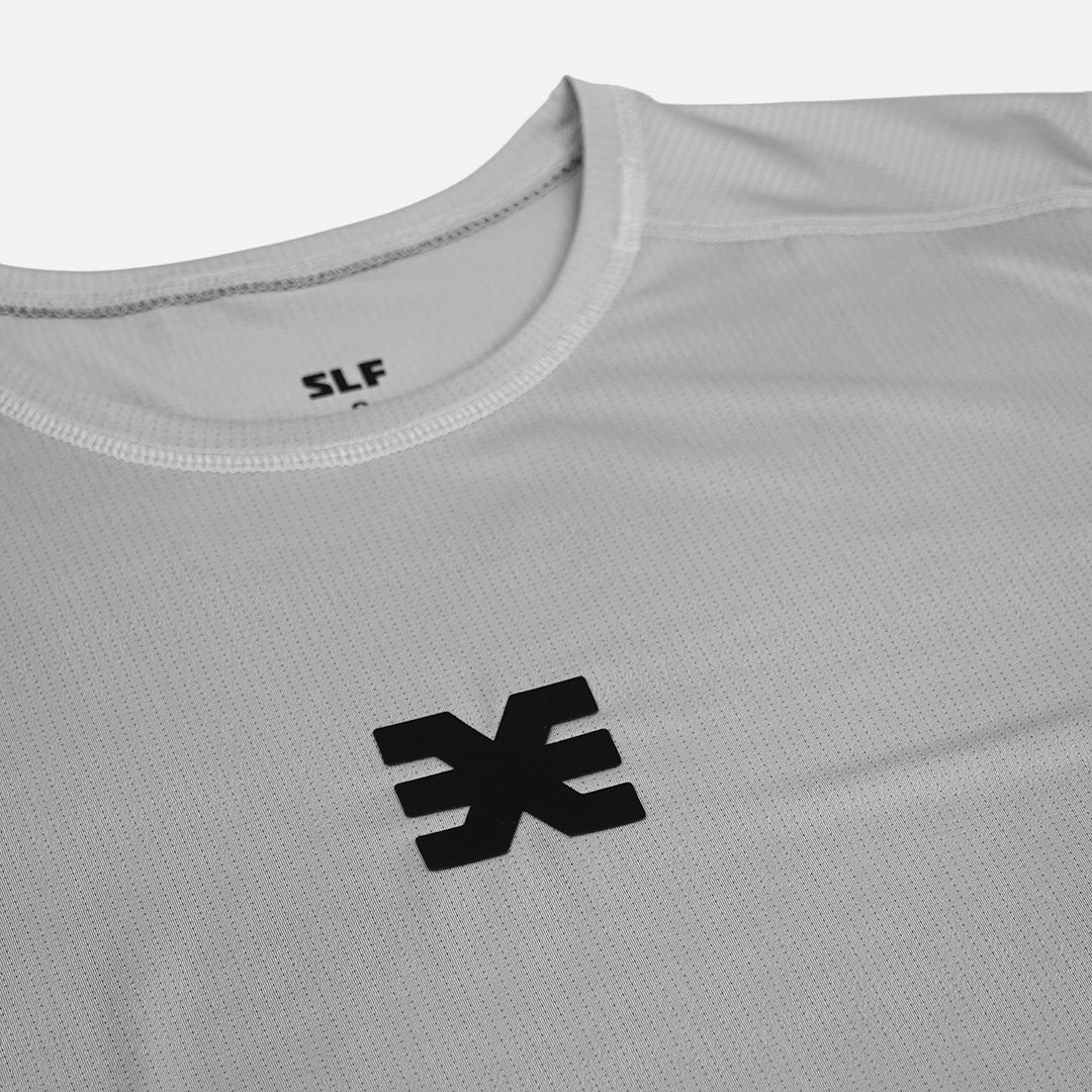 Light Gray BodyContour Crew T-Shirt