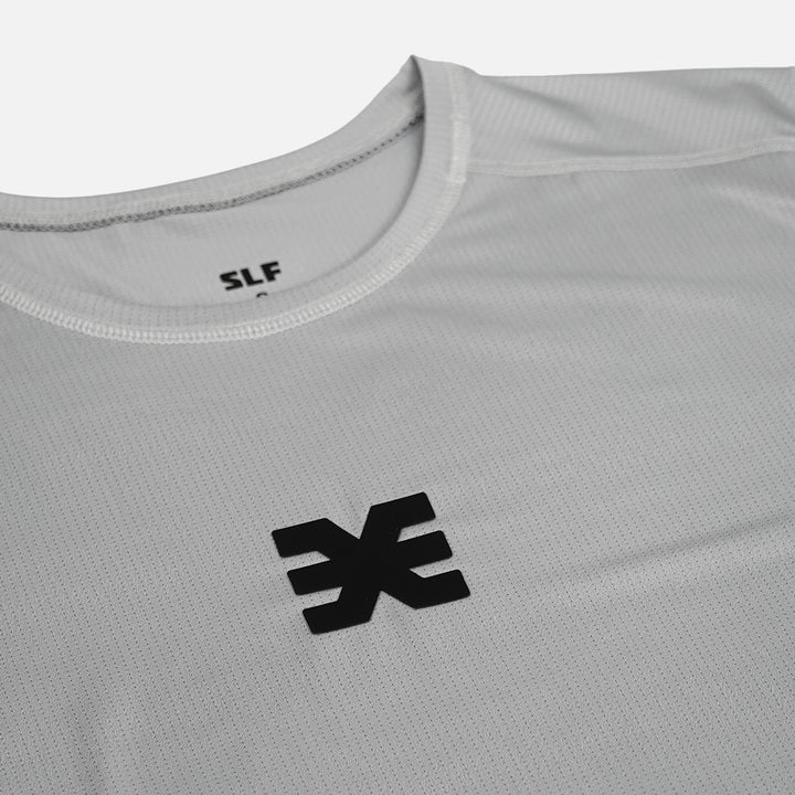 Light Gray BodyContour Crew T-Shirt