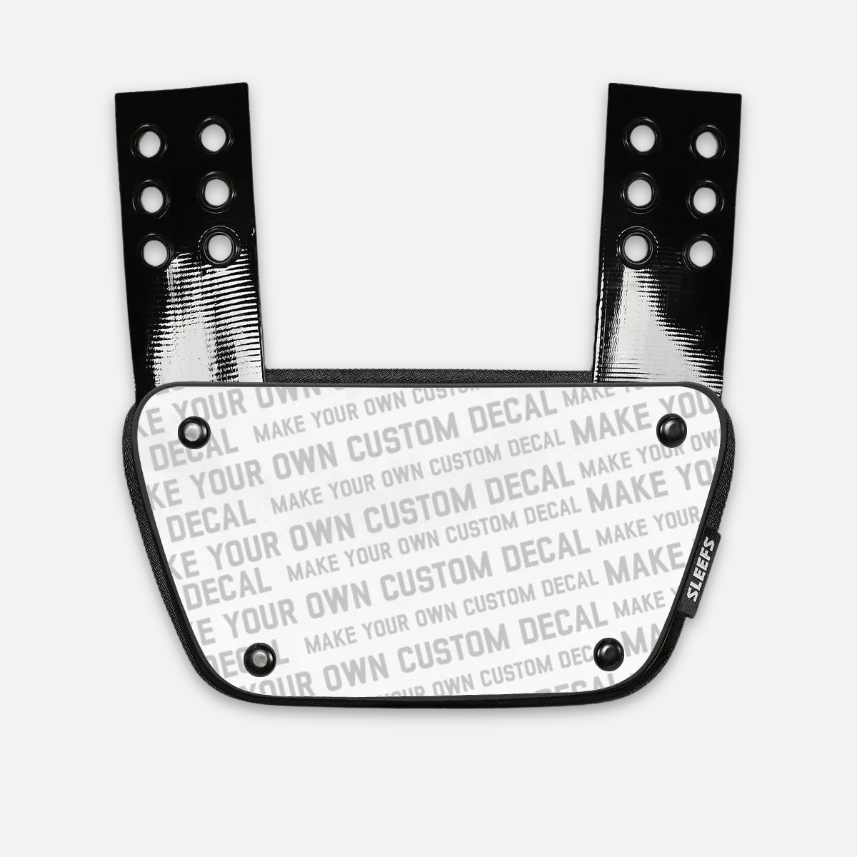 Make Your Own Custom Football Back Plate Decal (Back Plate Not Include