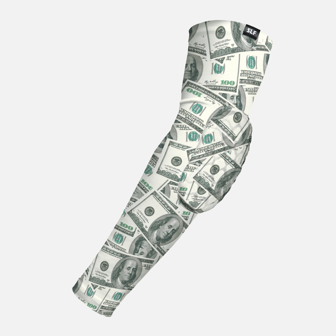 Money Benjamins Padded Arm Sleeve