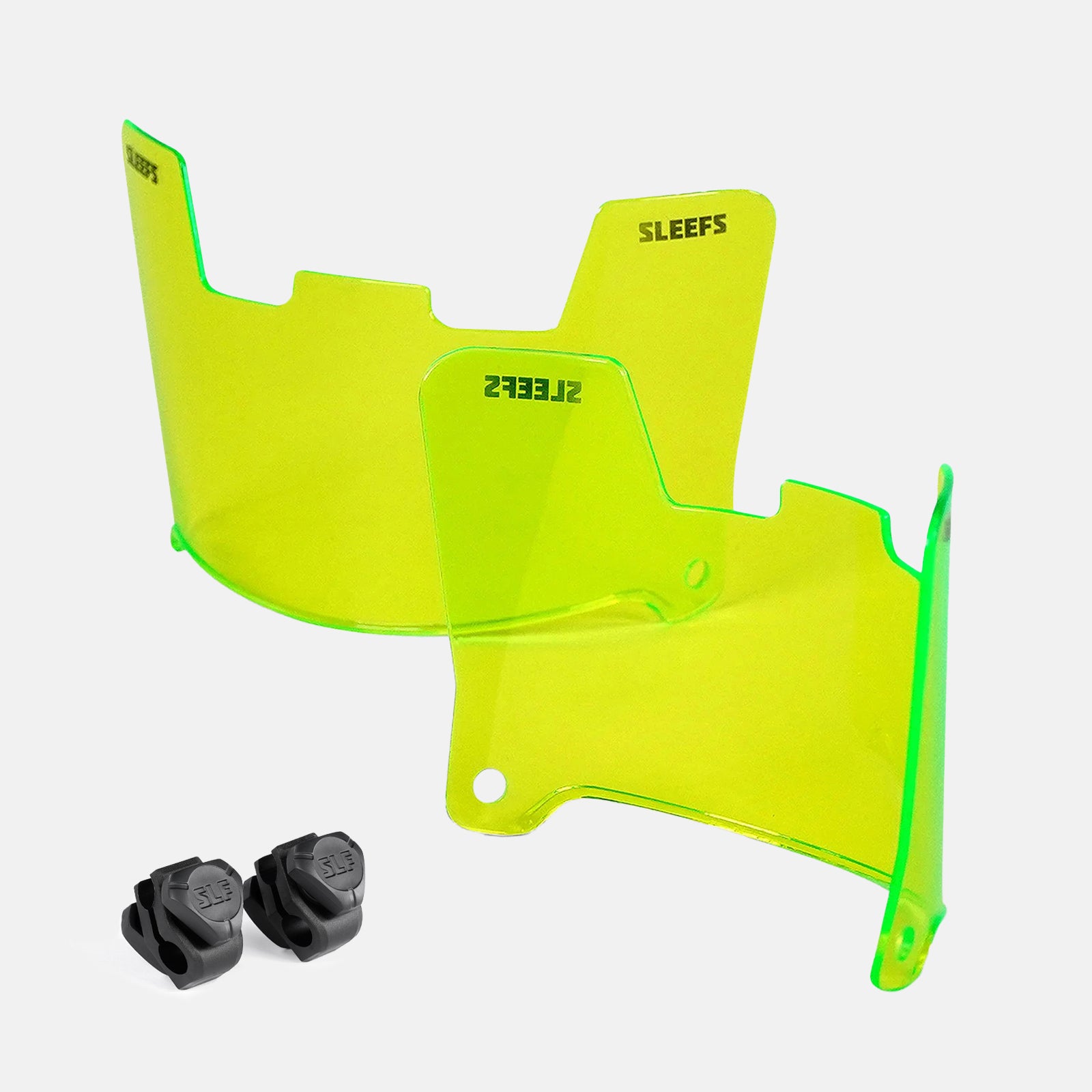 Safety Yellow Clear Helmet EyeShield Visor SLEEFS