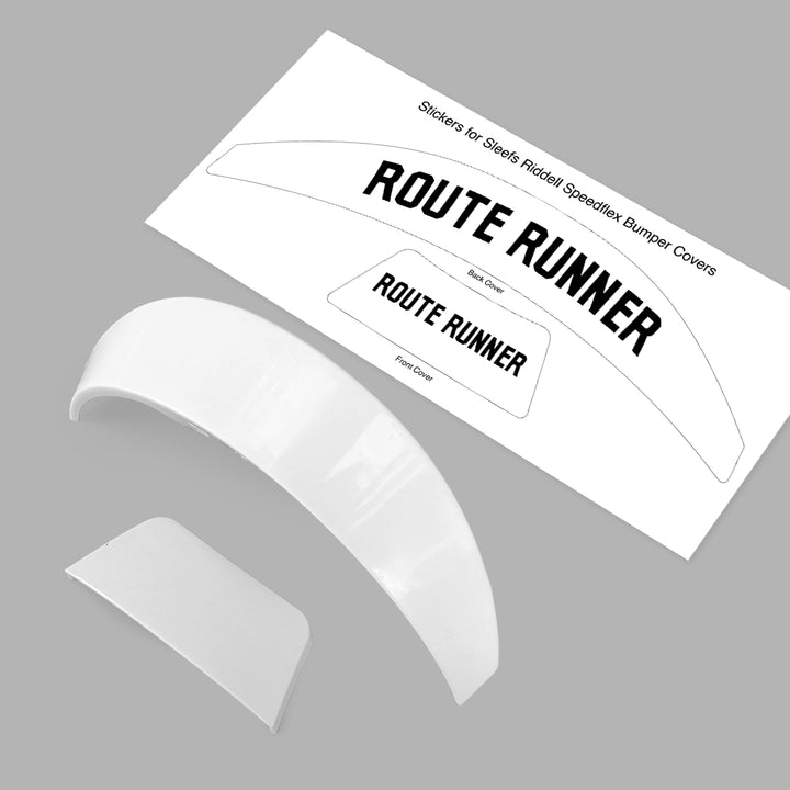 Route Runner Riddell Speedflex Front and Back Bumper Sticker Kit