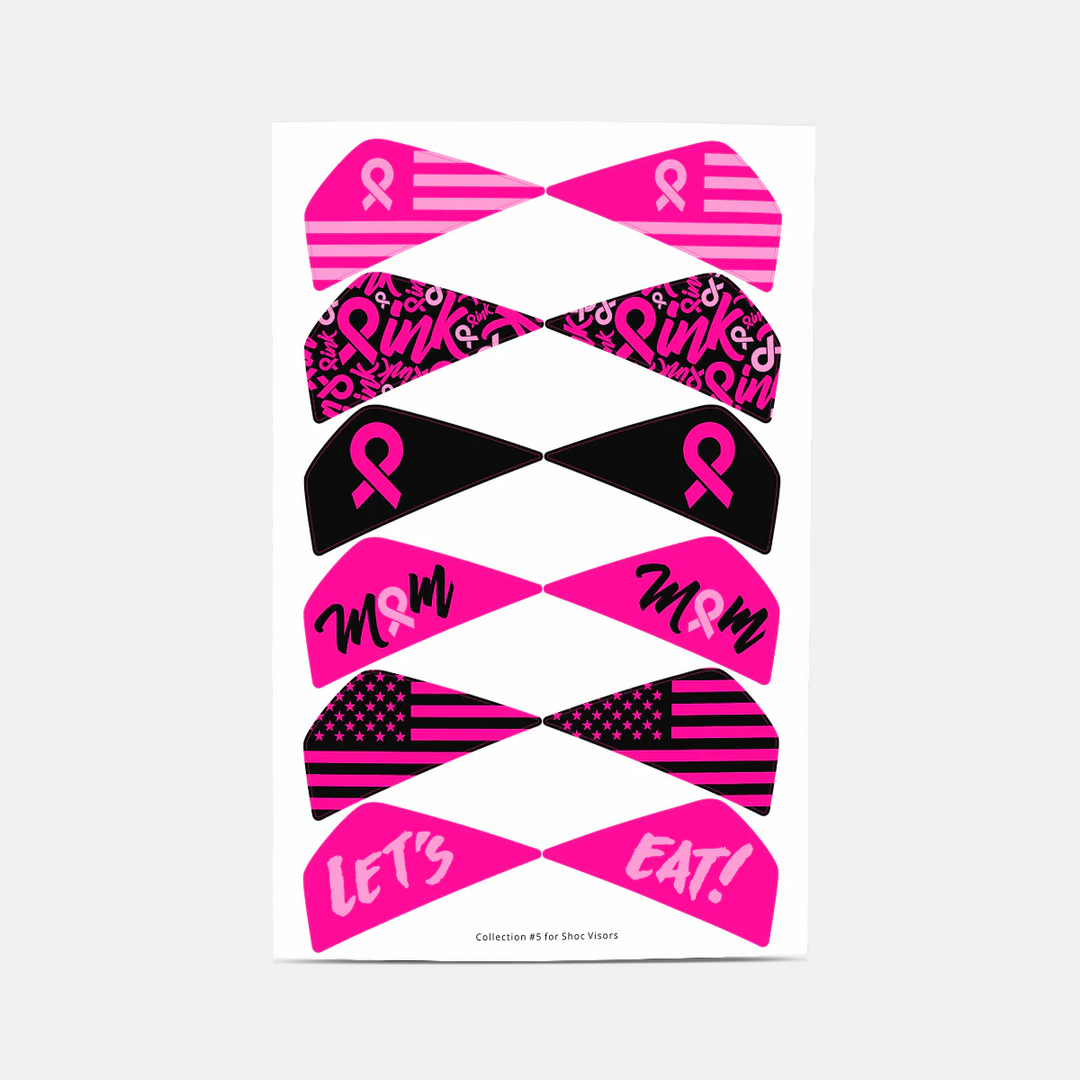 Stickers for Helmet Visor Tabs Collection #5