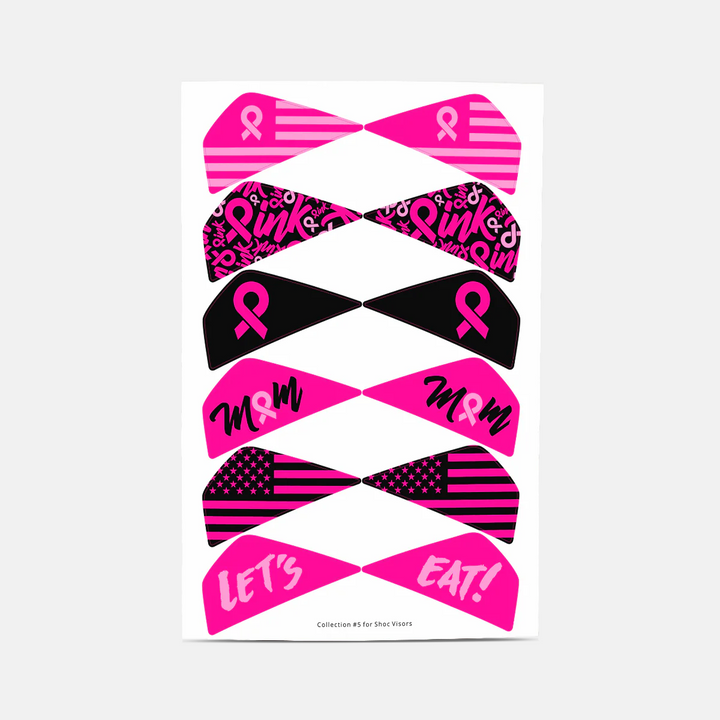 Stickers for Helmet Visor Tabs Collection #5