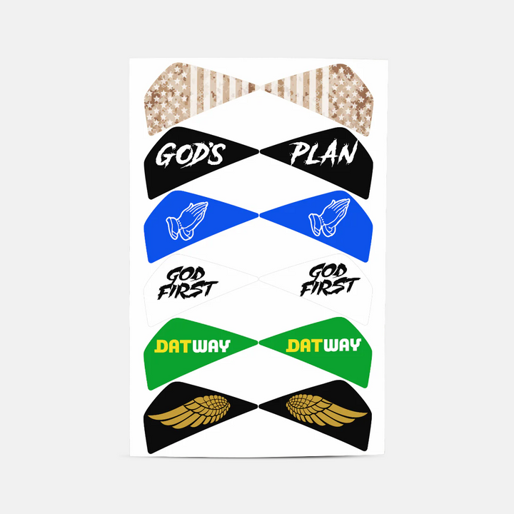 Stickers for Helmet Visor Tabs Collection #4