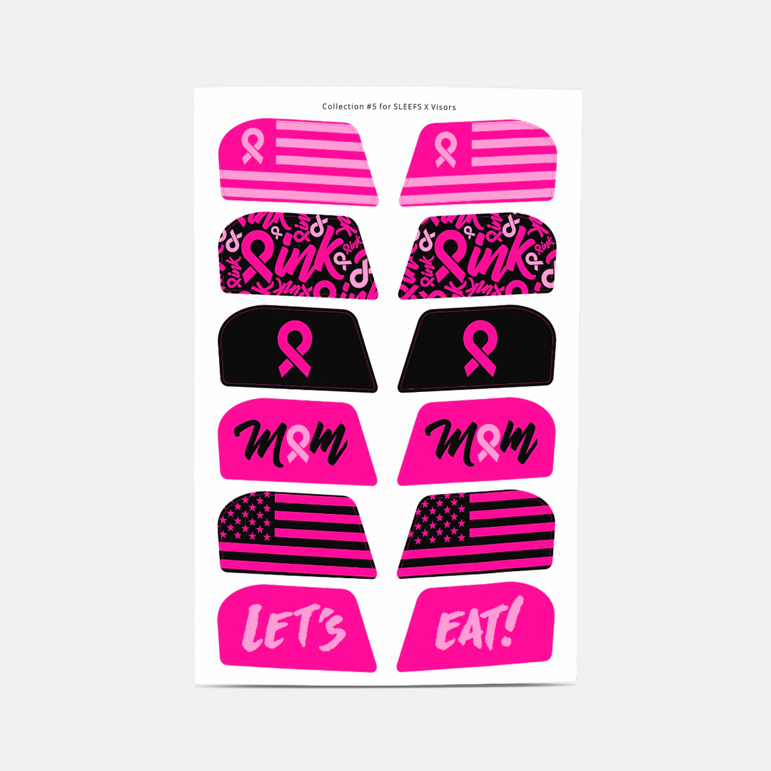 Stickers for Helmet Visor Tabs Collection #5