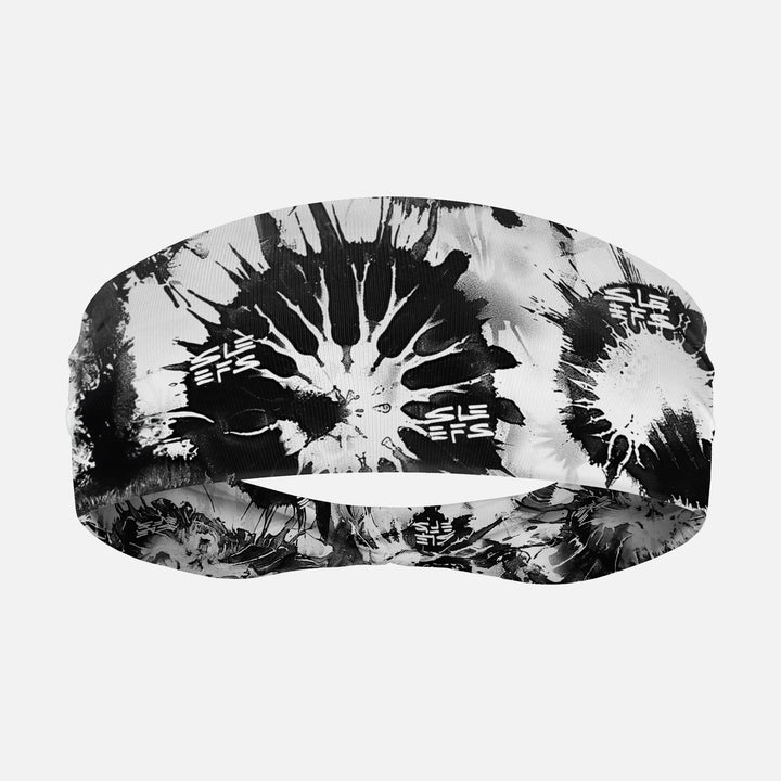 Sleefs Black Tie Dye Headband