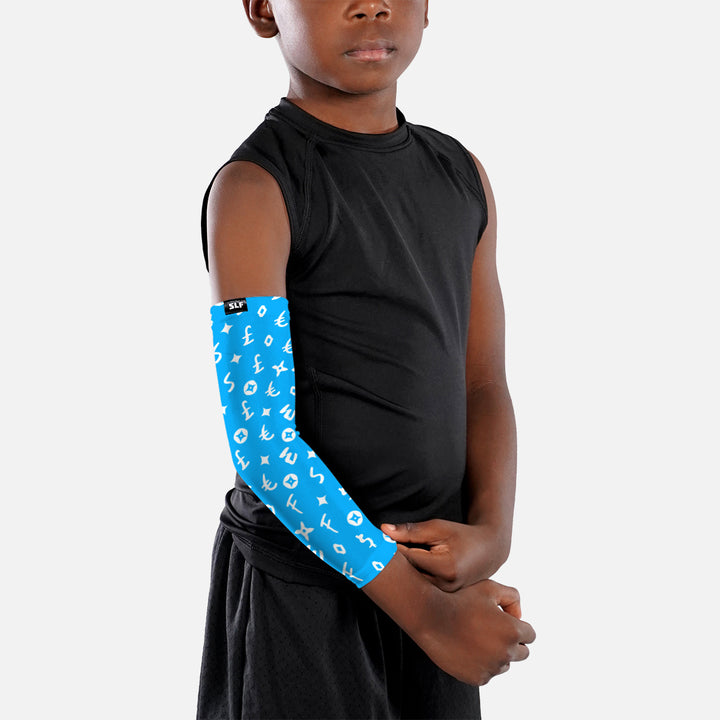 Sleefs Lavish Sky Blue Kids Arm Sleeve