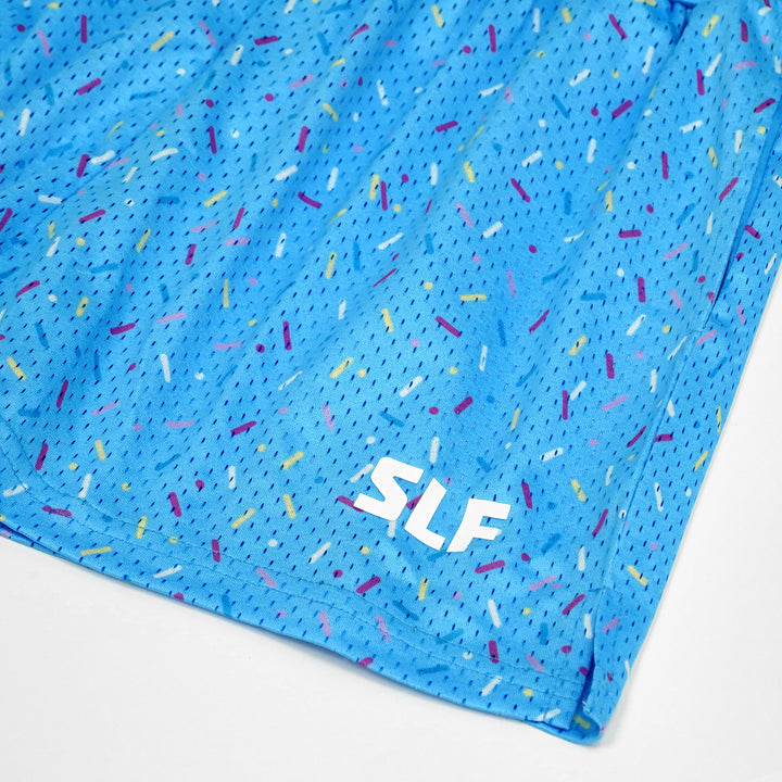 Sprinkle Blast Light Blue Shorts - 5"