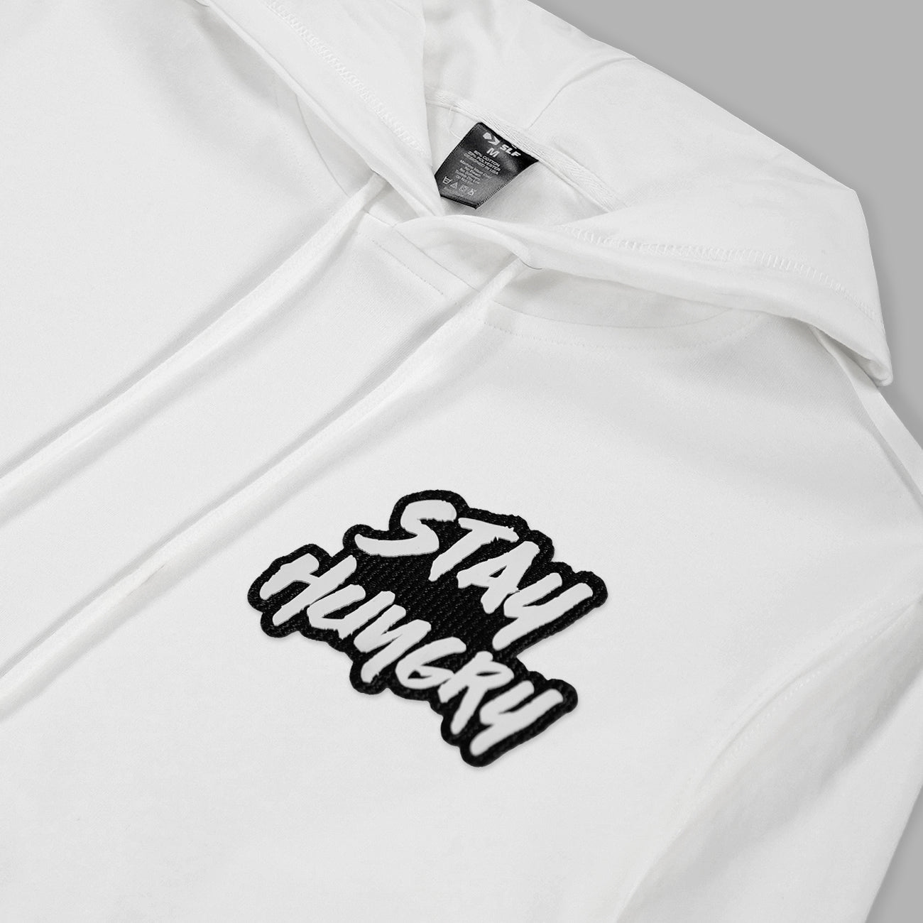 Stay Hungry Patch Hoodie