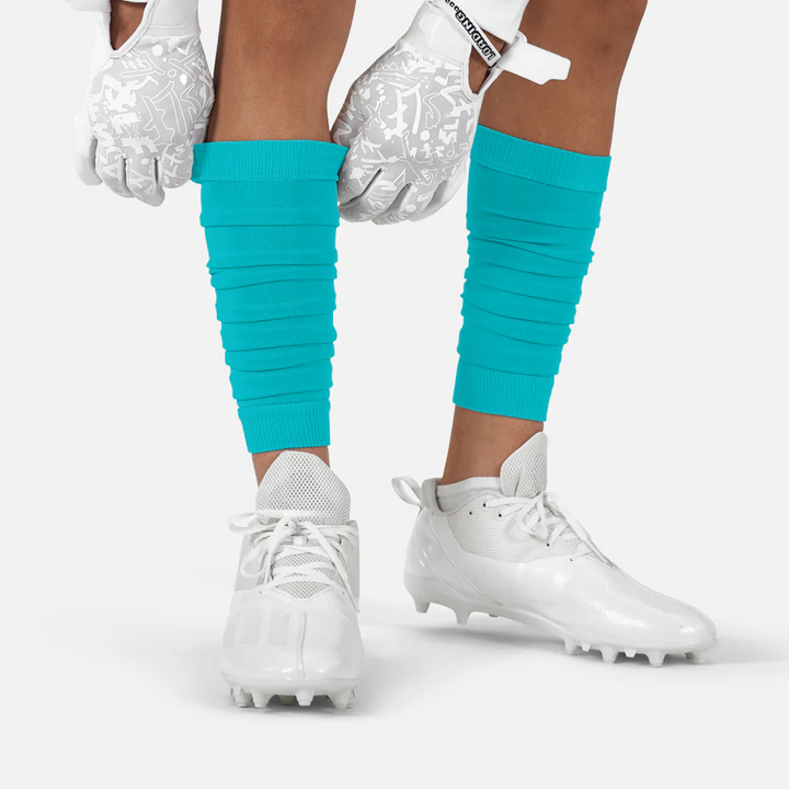 Teal Scrunchie Leg Sleeves