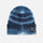 Tie Dye Navy White Knit Beanie