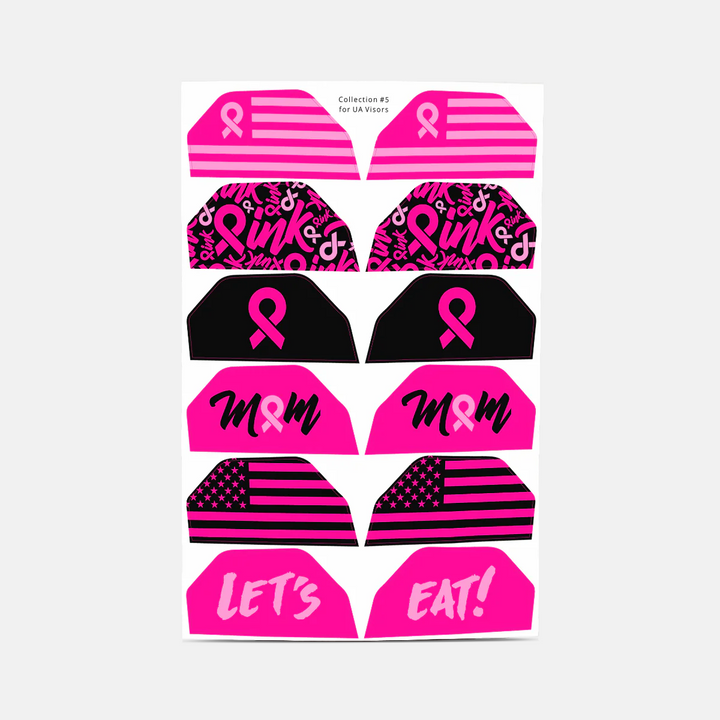 Stickers for Helmet Visor Tabs Collection #5