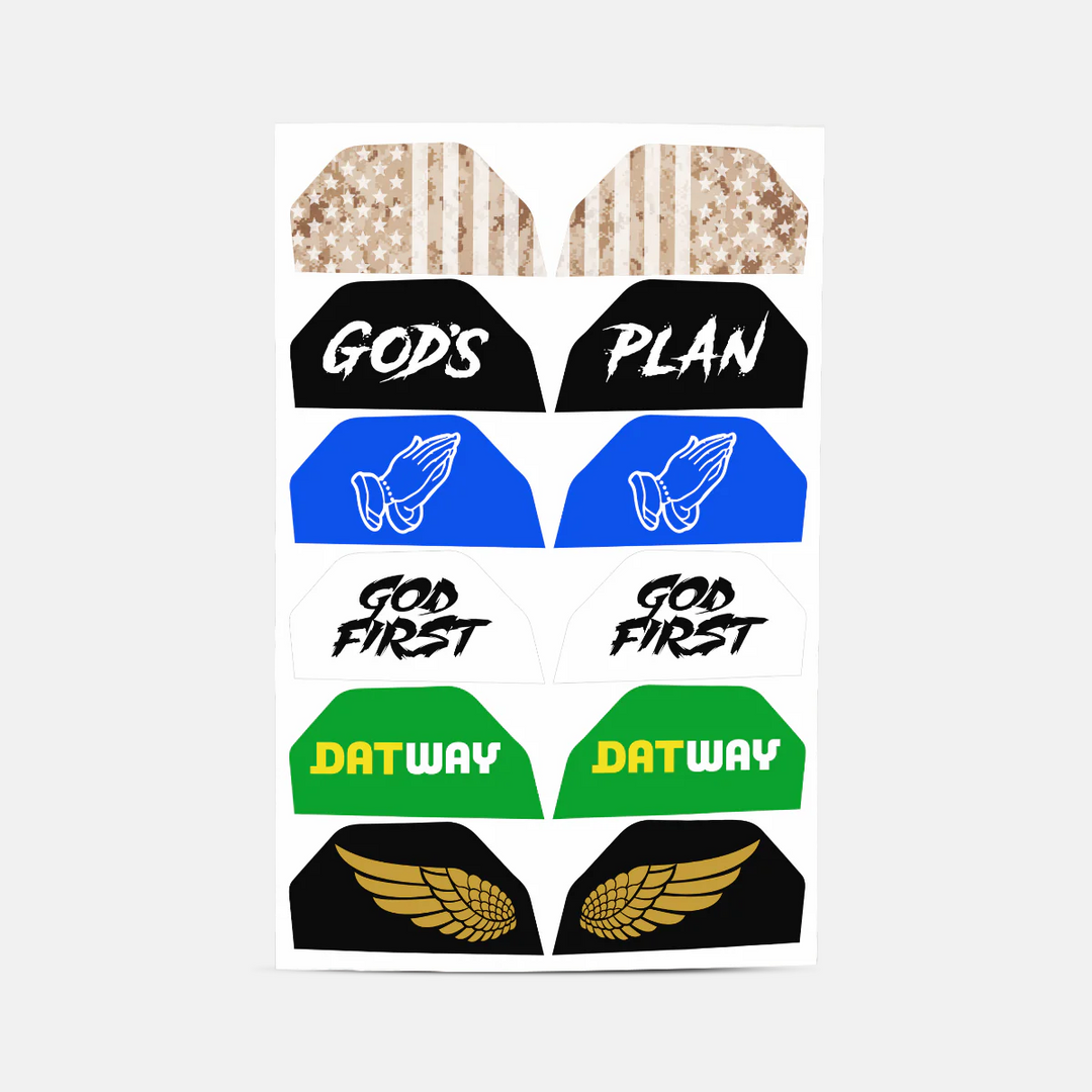 Stickers for Helmet Visor Tabs Collection #4