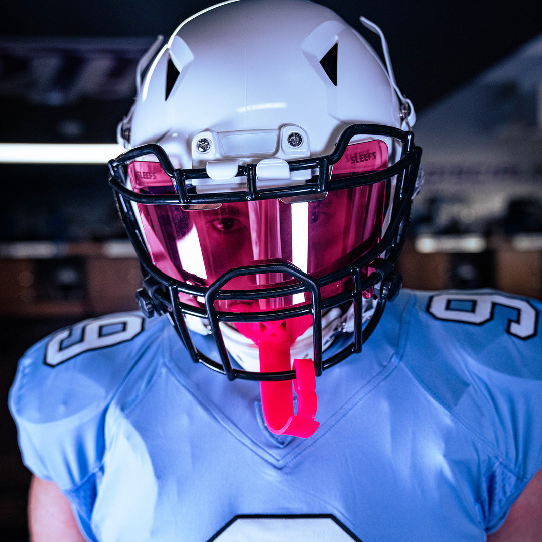 Hue Pink Clear Helmet Eye-Shield Visor