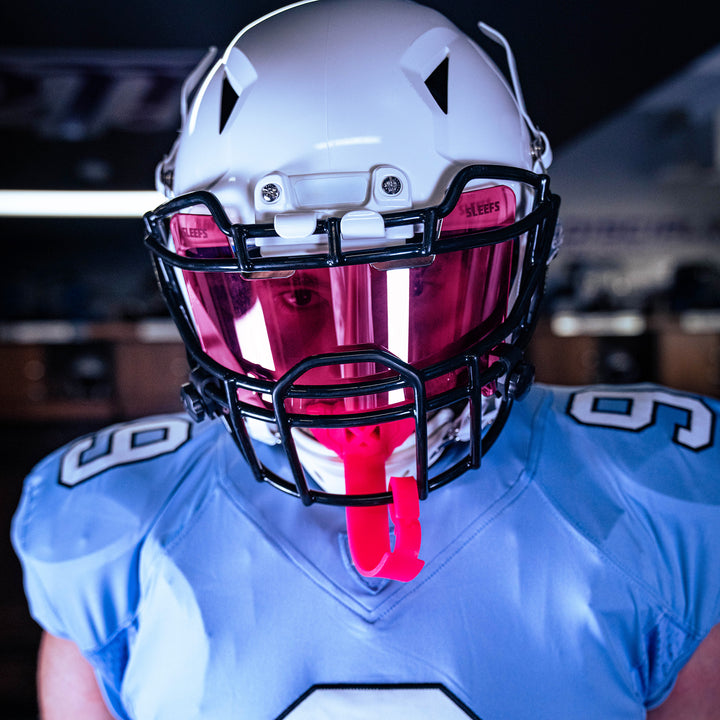 Hue Pink Clear Helmet Eye-Shield Visor