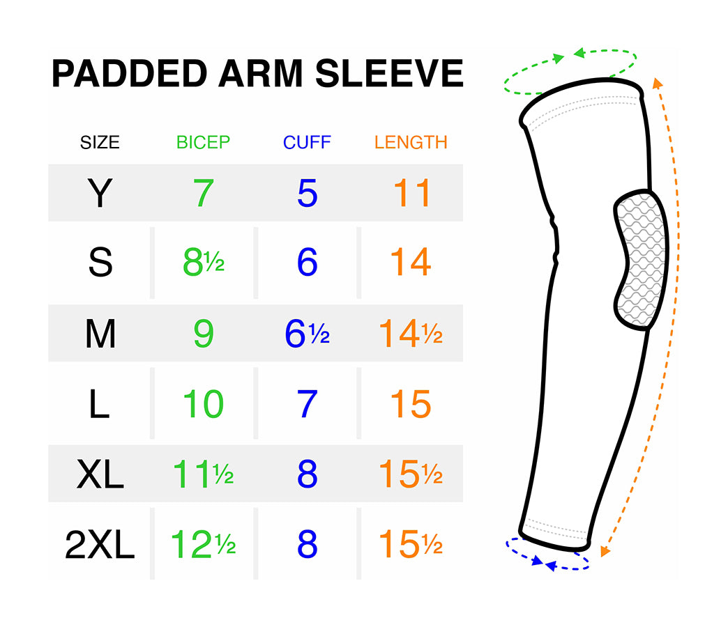 Padded Arm Sleeve Padded Arm Sleeve