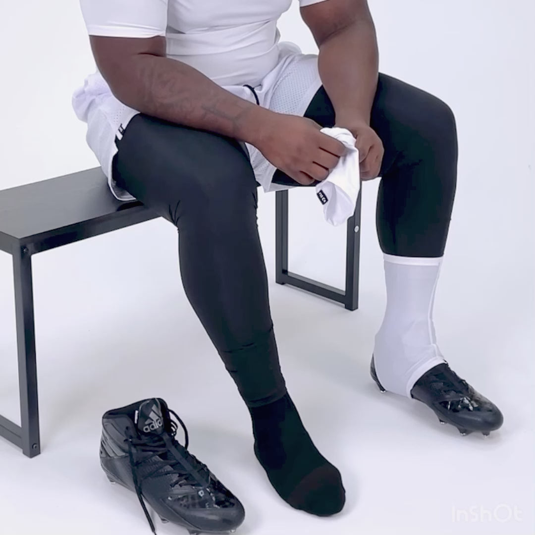 White Spats / Cleat Covers - Big