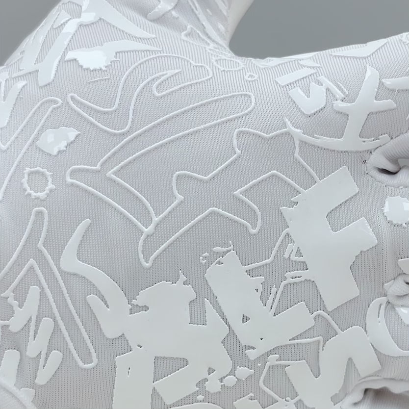White Sticky Football Receiver Gloves